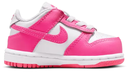 Nike Dunk Low 童款 - Laser Fuchsia/White - Image 7