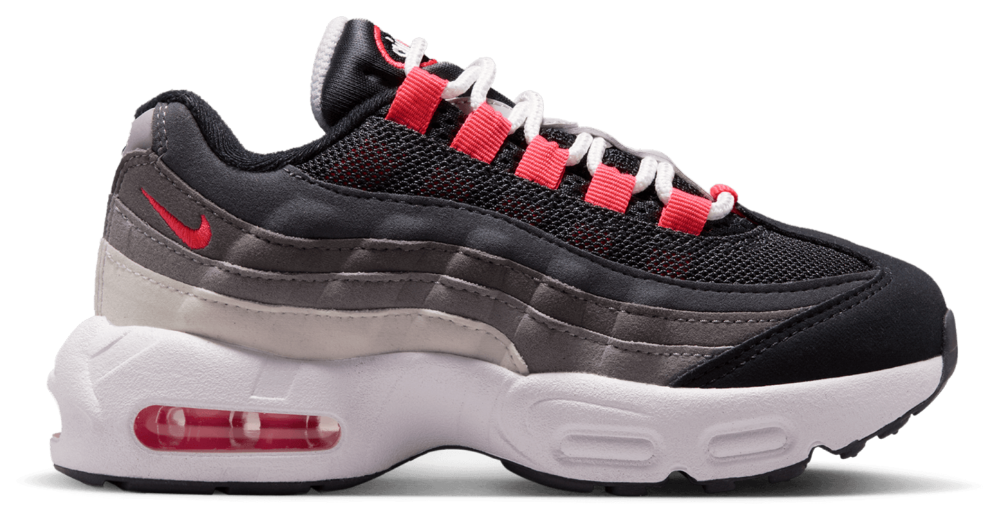 Nike Air Max 95 童款 - Anthracite/Solar Red - Image 1