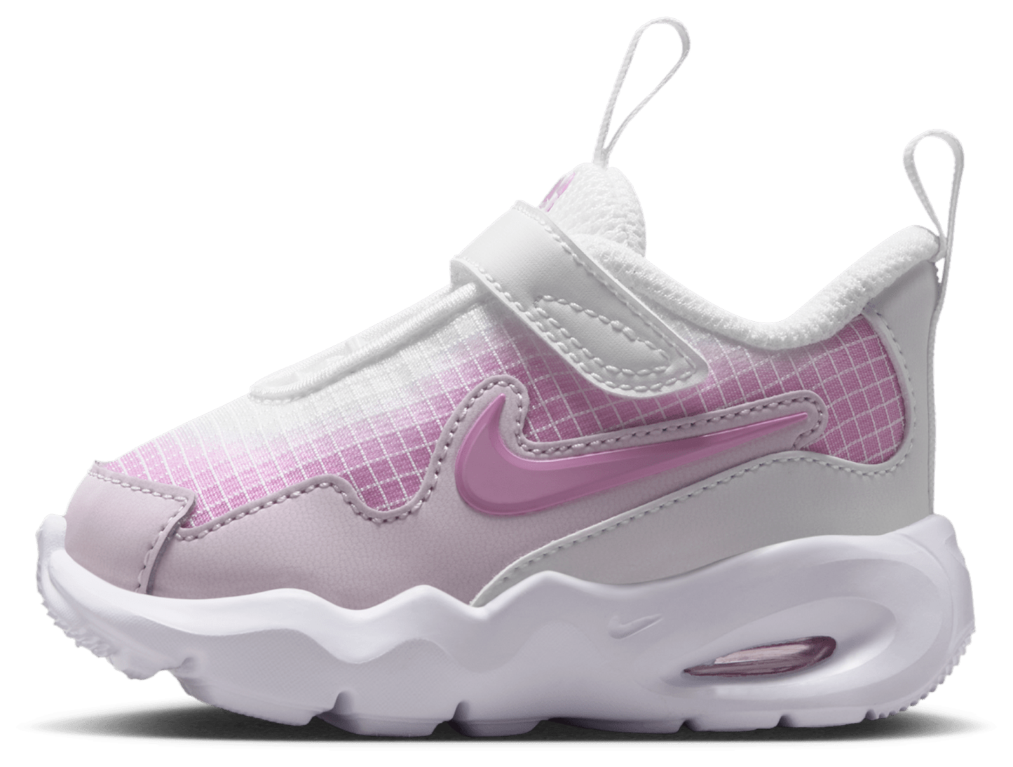 Nike Air Max Nova 童款 - White/Bleached Lilac/Playful Pink - Image 2