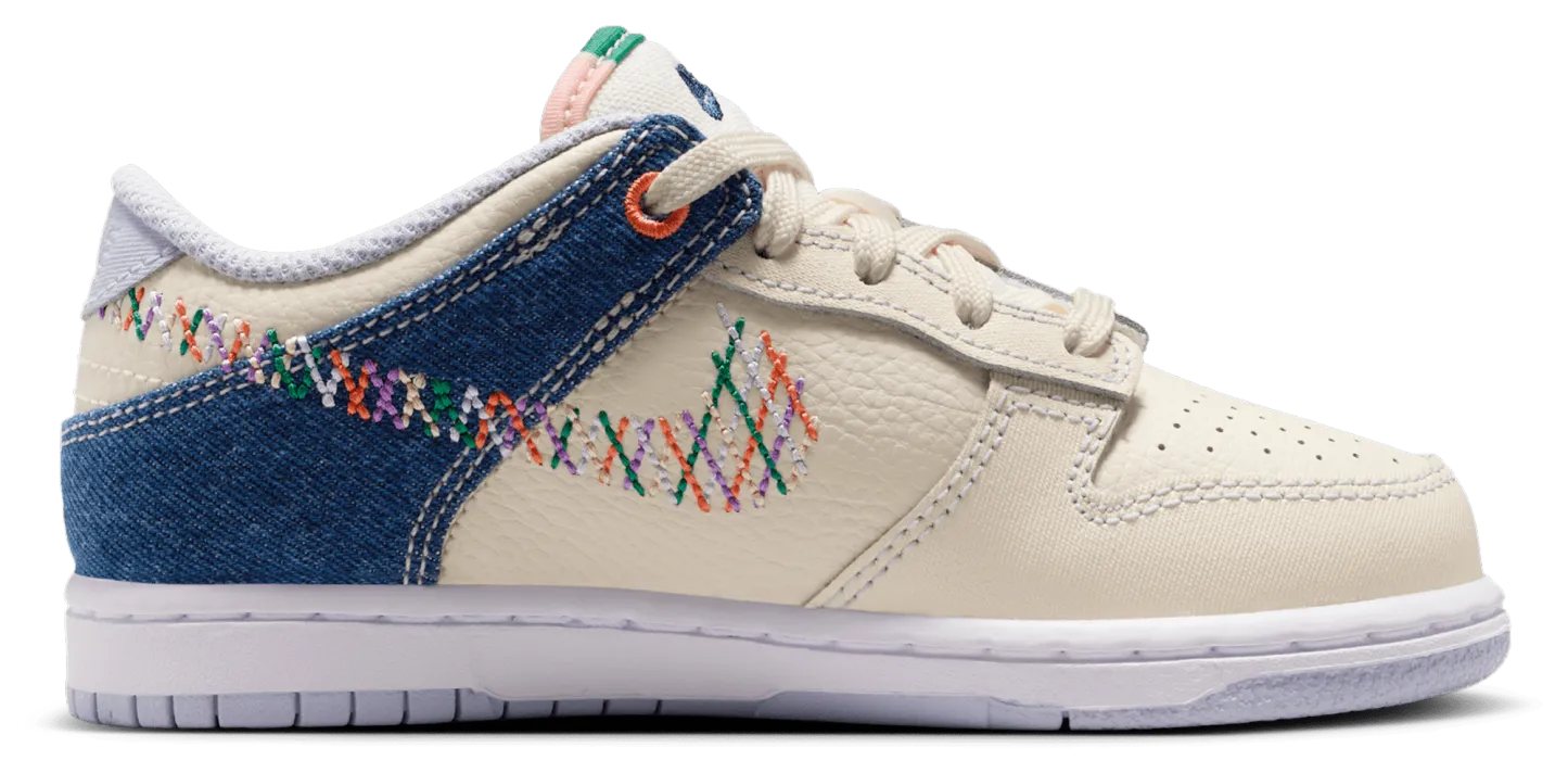 Nike Dunk Low 童款 - Soft Pearl/Multicolor (R1826022) - Image 1