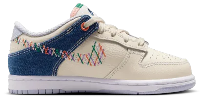 Nike Dunk Low 童款 - Soft Pearl/Multicolor (R1826022) - Image 1