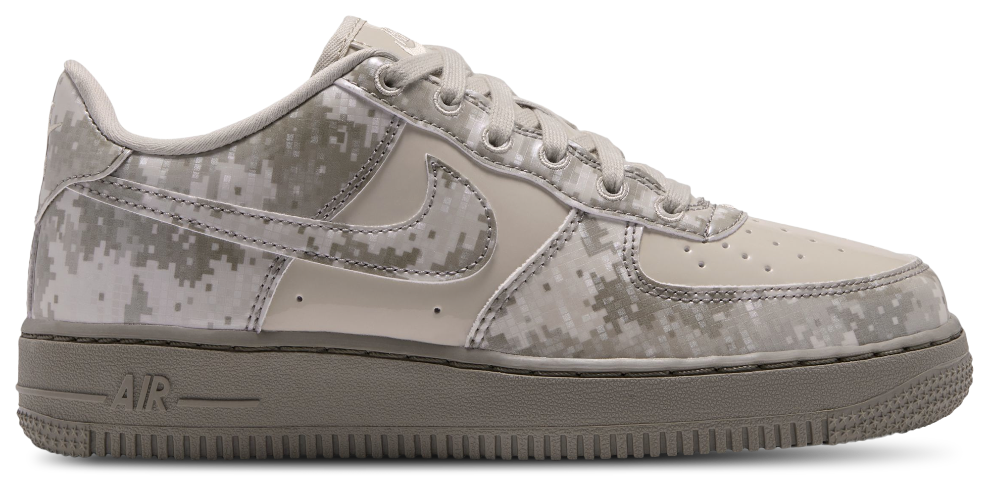 Nike Air Force 1 Low 童款 - Green/Lt Army/Dark Grey - Image 1