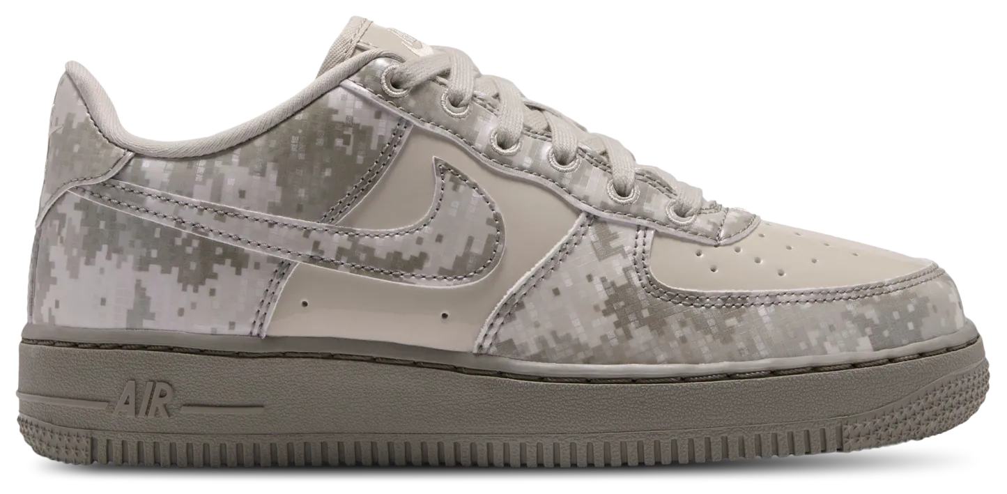Nike Air Force 1 Low 童款 - Green/Lt Army/Dark Grey - Image 1