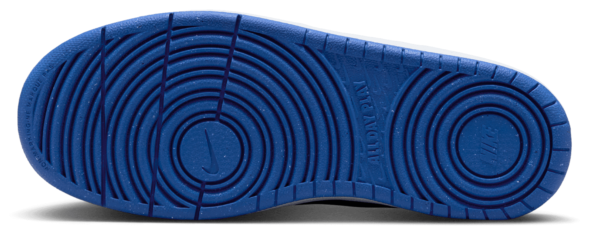 Nike Court Borough Low Recraft 童款 - White/Game Royal/Black - Image 6