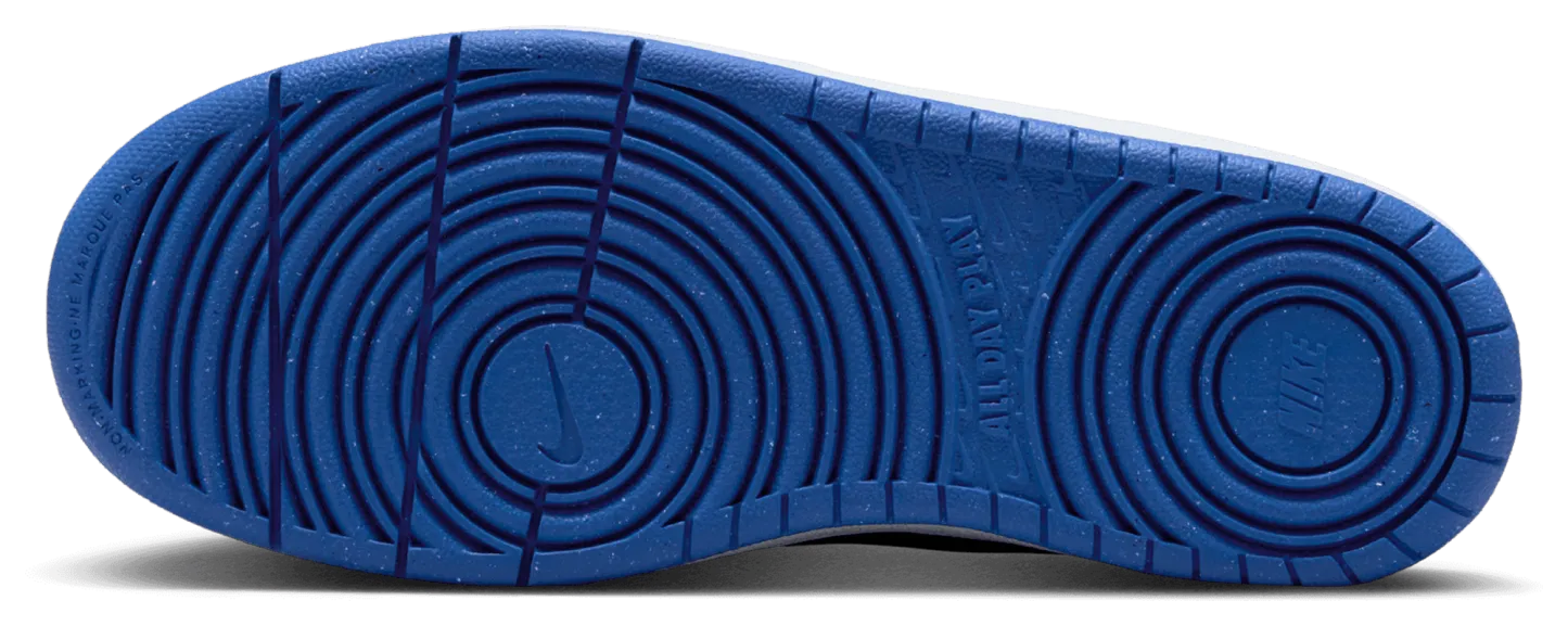 Nike Court Borough Low Recraft 童款 - White/Game Royal/Black - Image 6