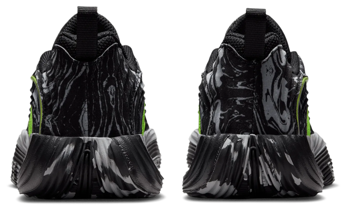 Nike Giannis Immortality 5 童款 - Black/Volt/Lt Smoke Grey - Image 3