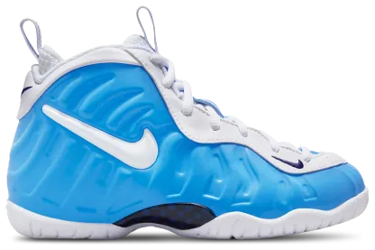 Nike Little Posite Pro 童款 - University Blue/White/Midnight Navy - Image 1