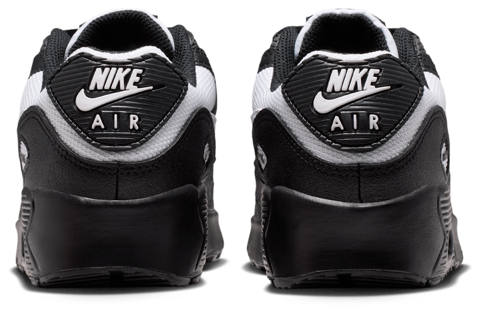 Nike Air Max 90 Mesh 童款 - Black/White - Image 3