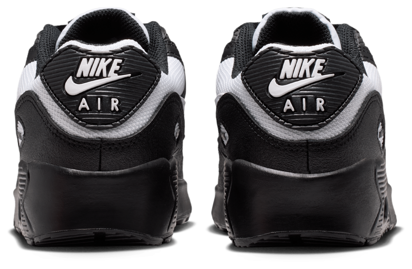 Nike Air Max 90 Mesh 童款 - Black/White - Image 3