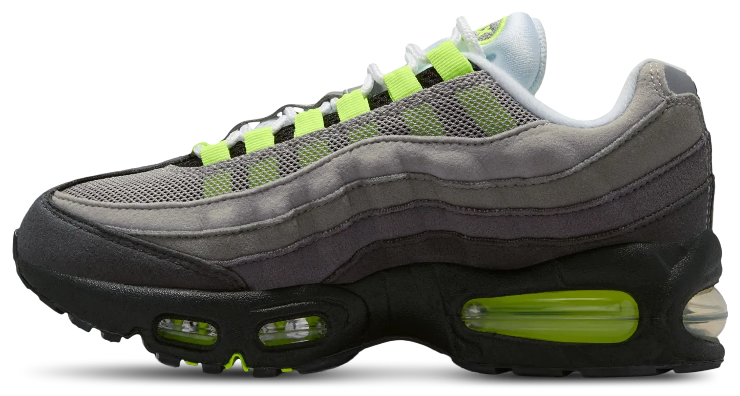 Nike Air Max 95 童款 - Black/Neon Yellow/Anthracite - Image 2