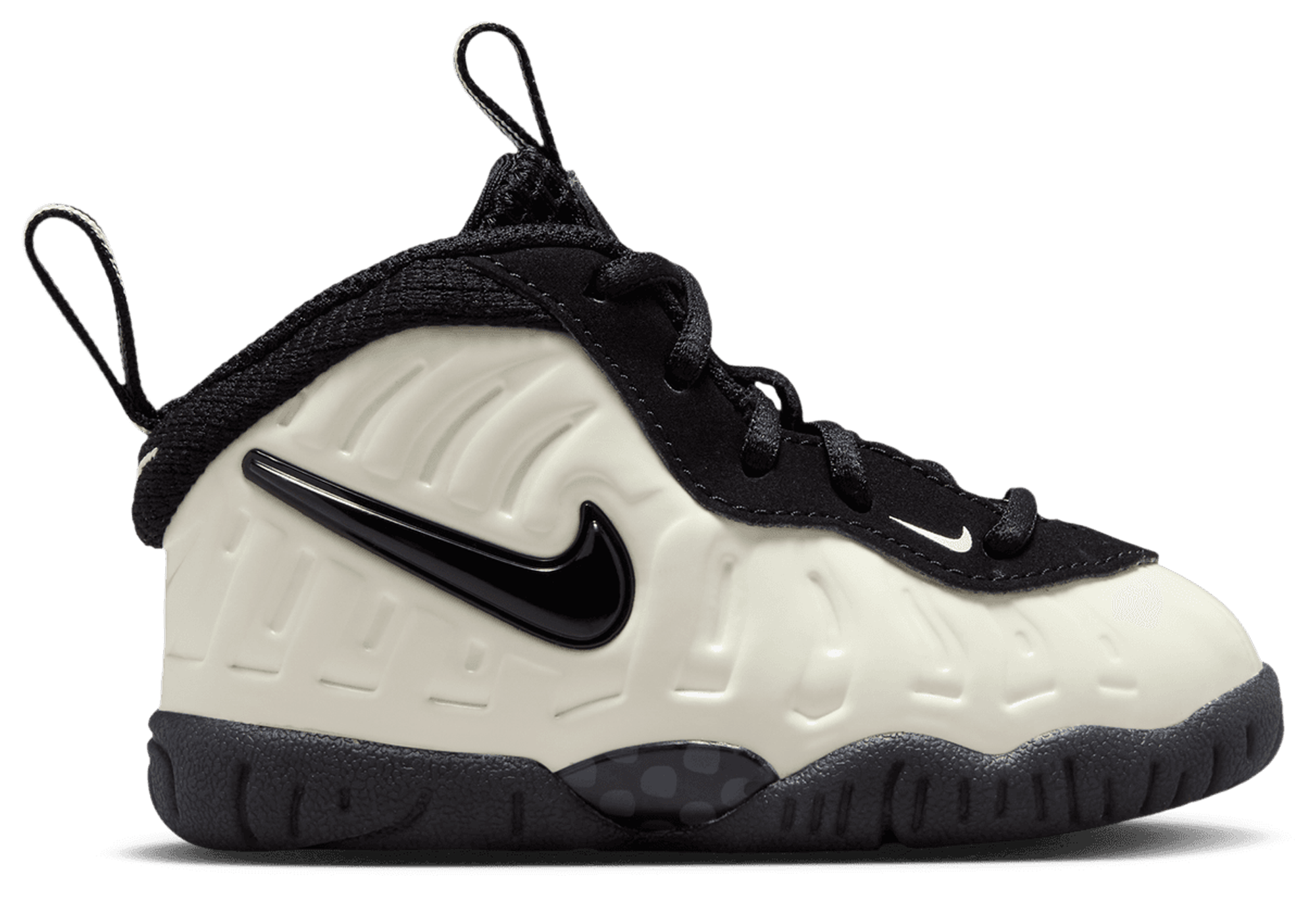 Nike Little Posite Pro 童款 - White/Black/Summit White - Image 1