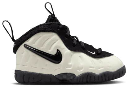 Nike Little Posite Pro 童款 - White/Black/Summit White - Image 1