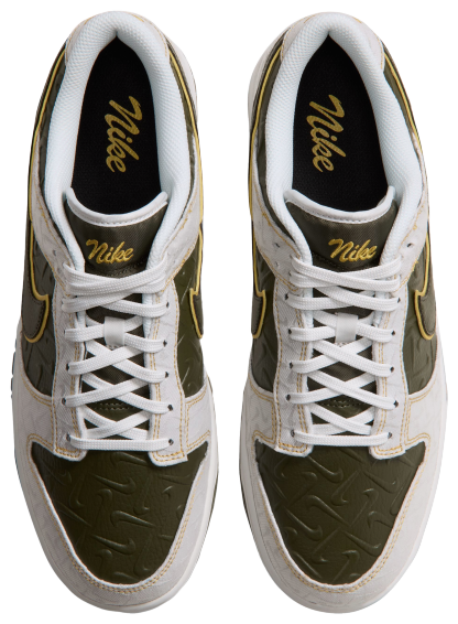 Nike Dunk Low Retro - Yellow Ochre/Summit White/Cargo Khaki - Image 4