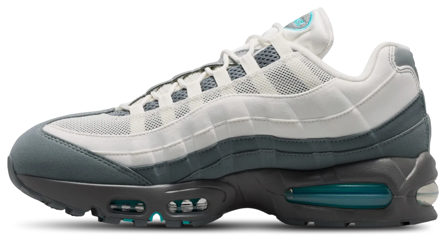 Nike Air Max 95 Big Bubble - Summit White/Dusty Cactus/Smoke Grey - Image 2