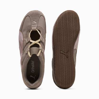 Speedcat Go Brushed Luxe Women's Sneakers - Mouse Gray-Powder Pink - 4