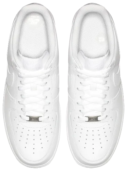 Nike Air Force 1 '07 - Men's - White/White - Image 5