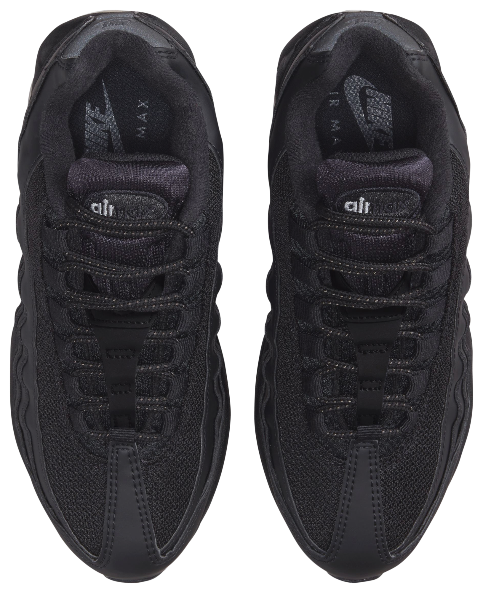 Nike Air Max 95 BB Leather 童款 - Black/Black/Anthracite - Image 4