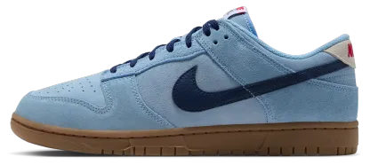 Nike Dunk Low Retro - Summit White/Soft Blue/Midnight Navy - Image 2