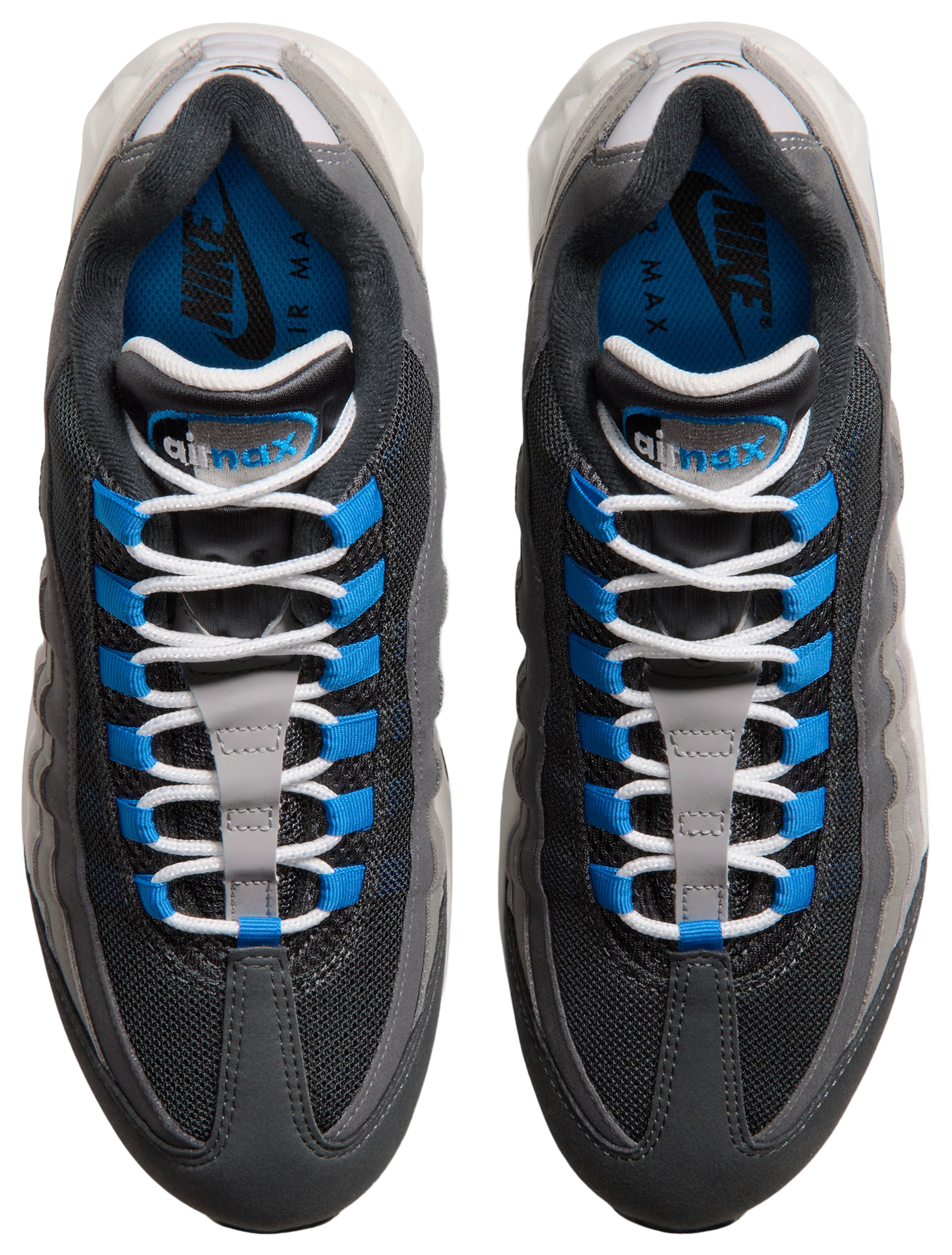 Nike Air Max 95 OG Big Bubble Premium - Grey/Blue/Black - Image 4