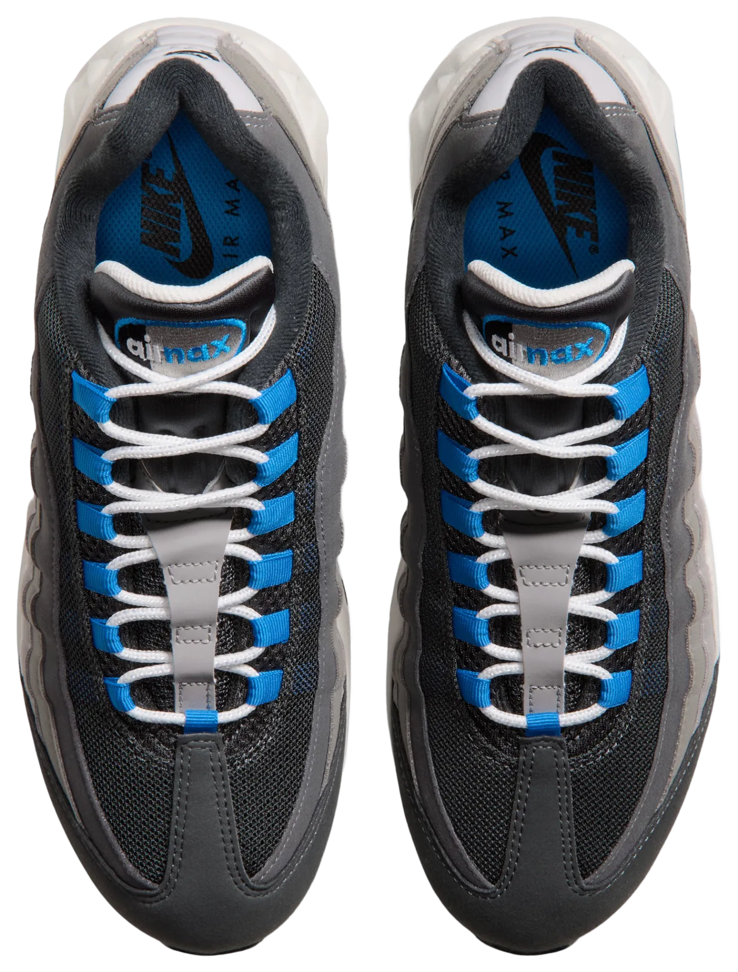 Nike Air Max 95 OG Big Bubble Premium - Grey/Blue/Black - Image 4