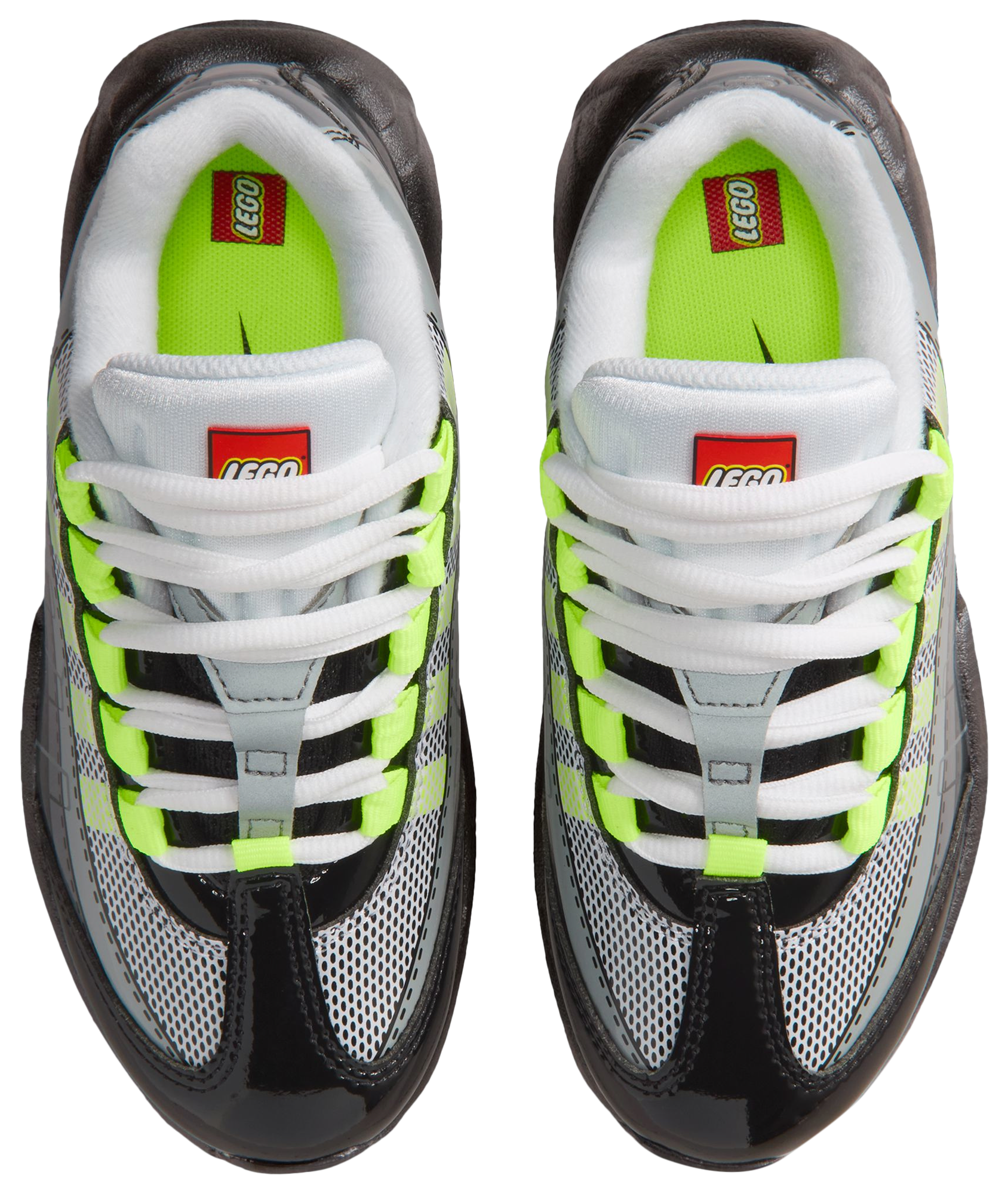 Nike Air Max 95 童款 - Silver/Black/Grey - Image 4