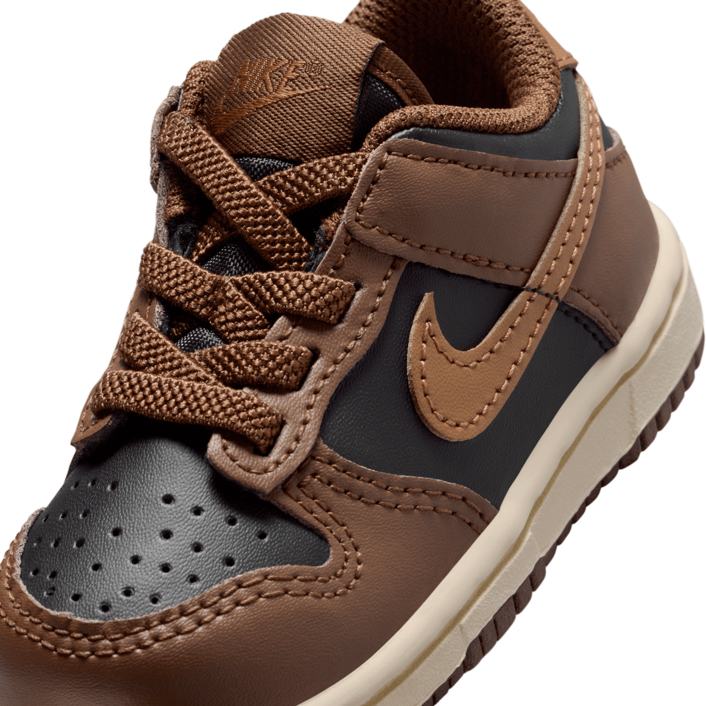 Nike Dunk Low 童款 - Brown/Black - Image 7