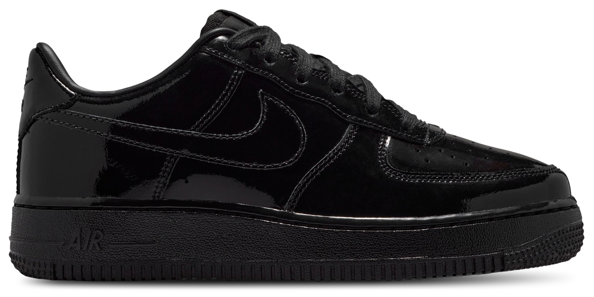 Nike Air Force 1 童款 - Black/Black - Image 1