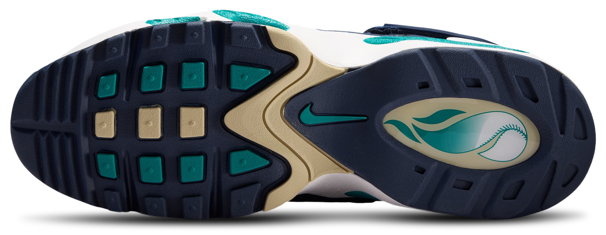 Nike Air Griffey Max 1 童款 - Navy/Team Gold - Image 5