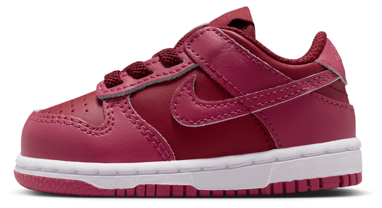 Nike Dunk Low 童款 - Team Red/Sweet Beet/Sweet Beet - Image 2