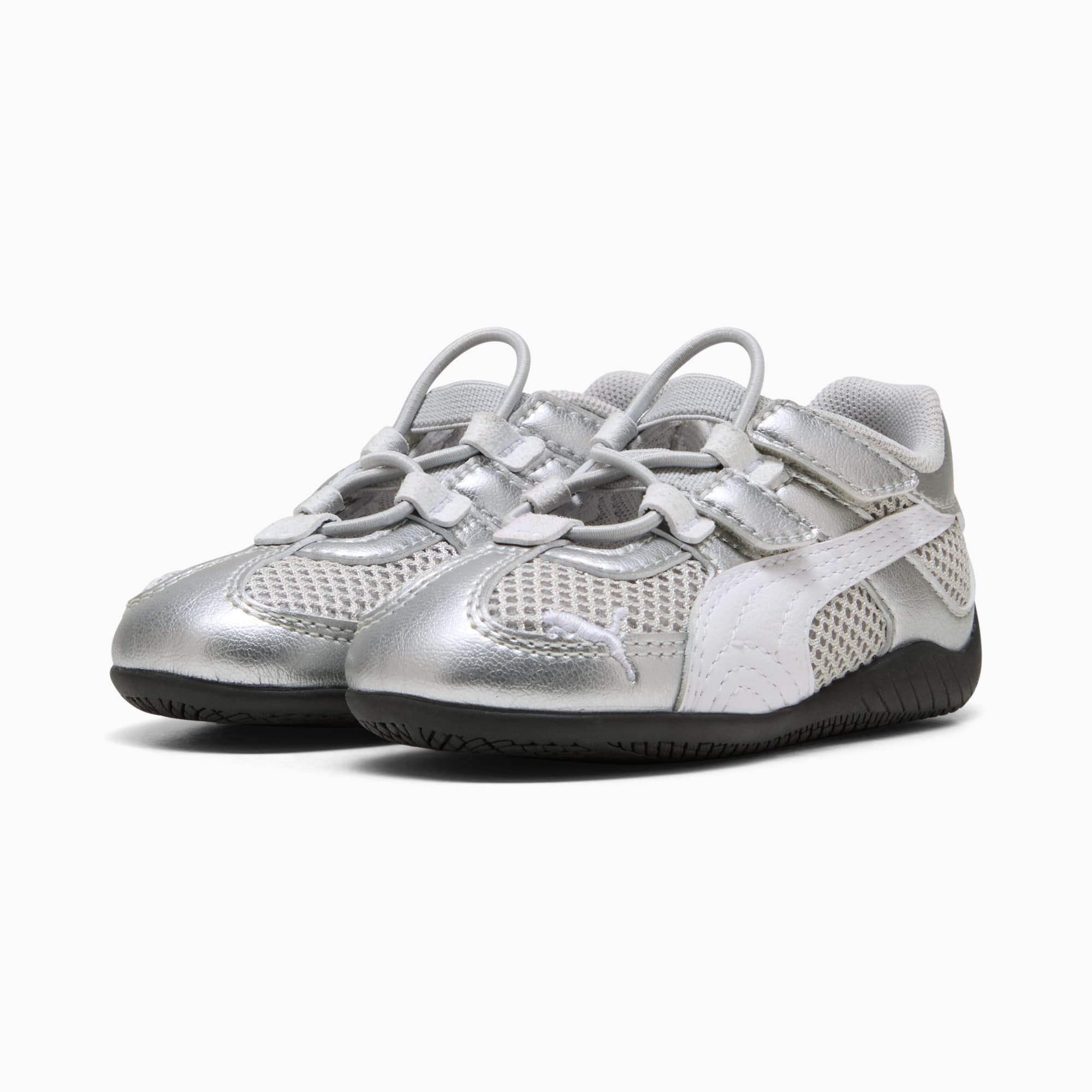 Speedcat Go Metallic Toddlers' Easy On Sneakers - PUMA Silver-PUMA White-PUMA Black - 2
