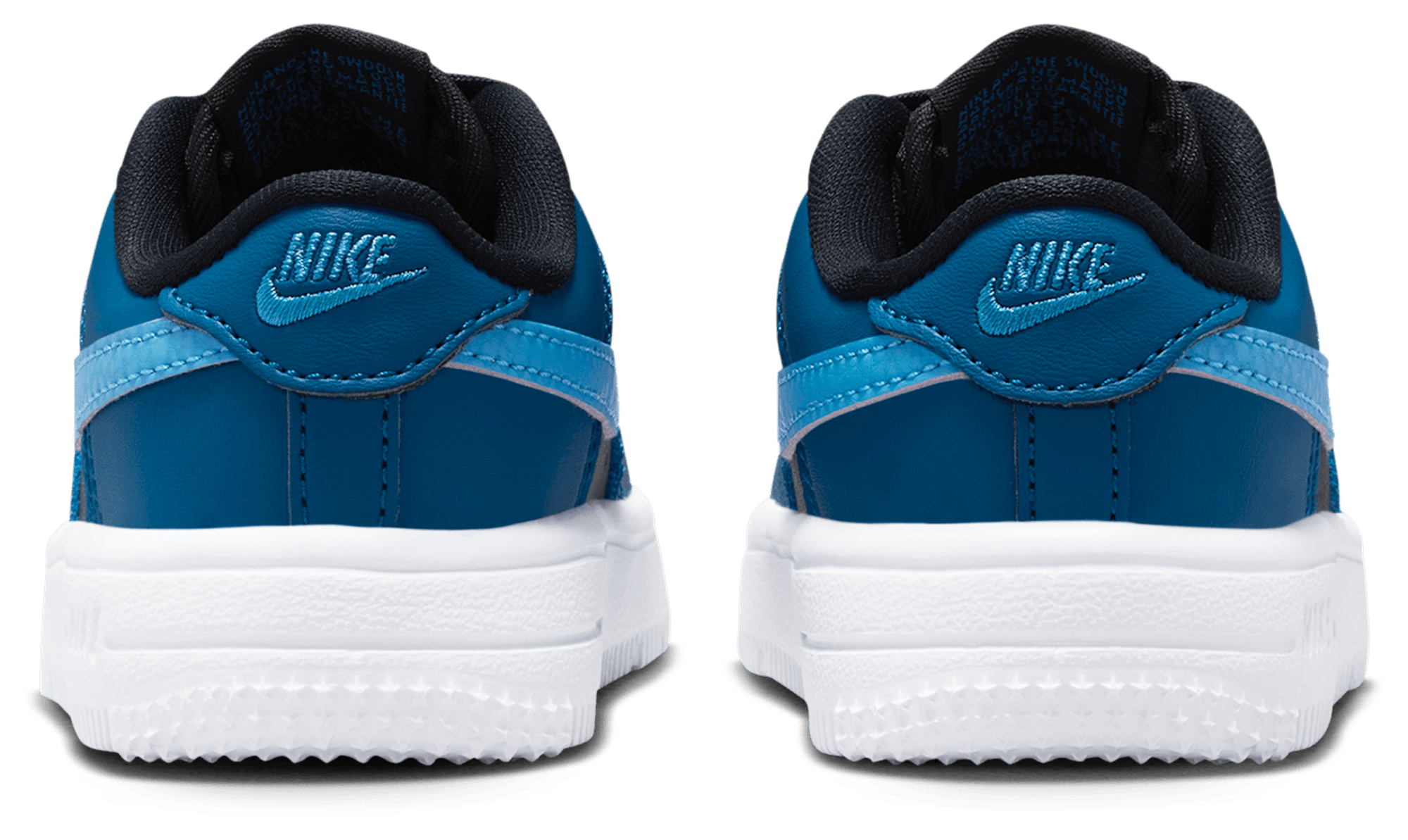 Nike Air Force 1 Low Lace 童款 - Dutch Blue/Court Blue/Black - Image 3
