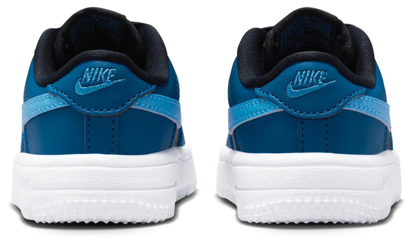 Nike Air Force 1 Low Lace 童款 - Dutch Blue/Court Blue/Black - Image 3