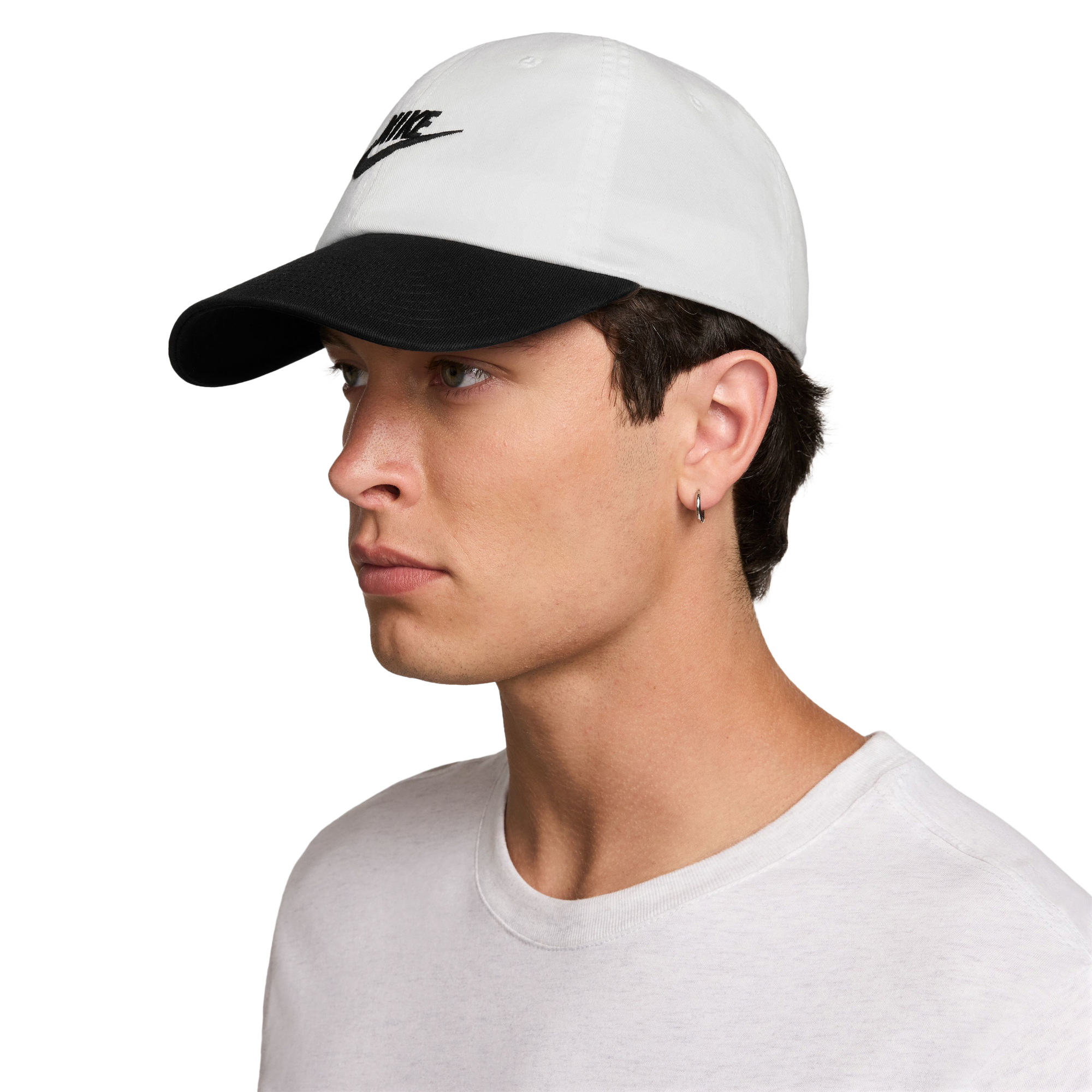 Nike Club H86 Adjustable Cap - White/Black - Image 3