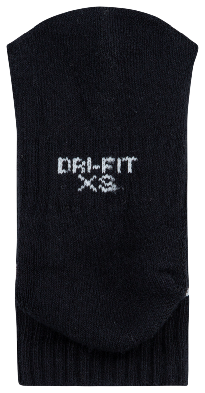 Nike 6 Pack Dri-FIT Performance Basic Crew Socks 童款 - Dark Grey Heather/Black - Image 3