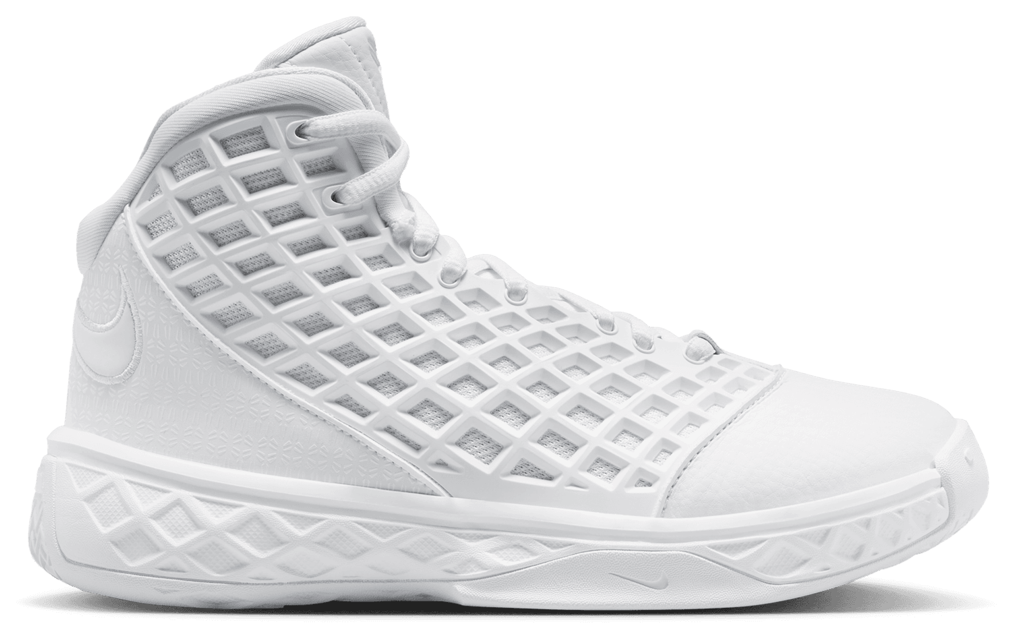 Nike Kobe 3 High Halo 童款 - White/White/White - Image 1