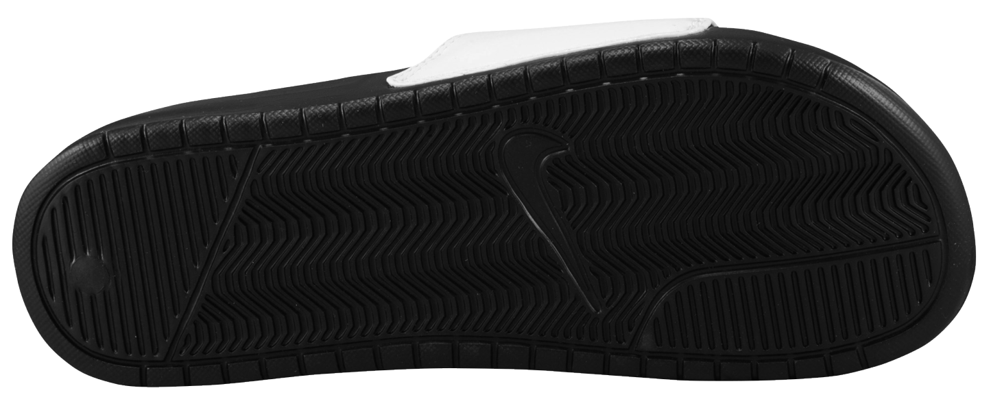 Nike Benassi JDI Slides - White/Black - Image 4