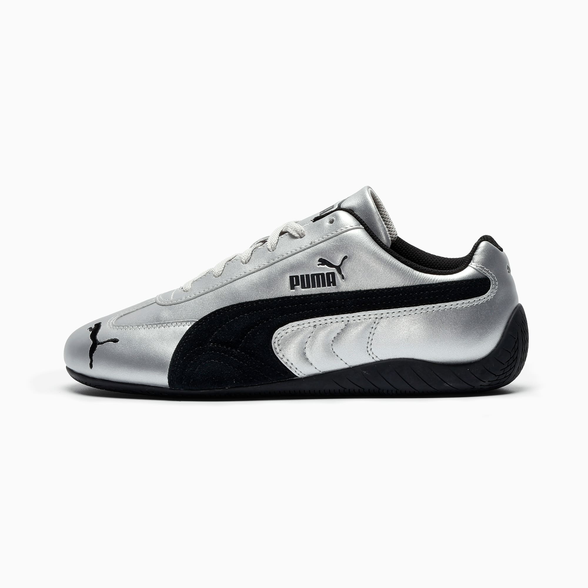 Speedcat Metallic Women's Sneakers - PUMA Silver-PUMA Black - 1