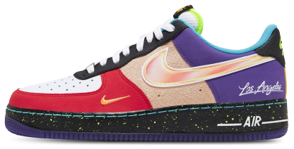 Nike Air Force 1 '07 LV8 - White/Black/Hyper Jade - Image 4