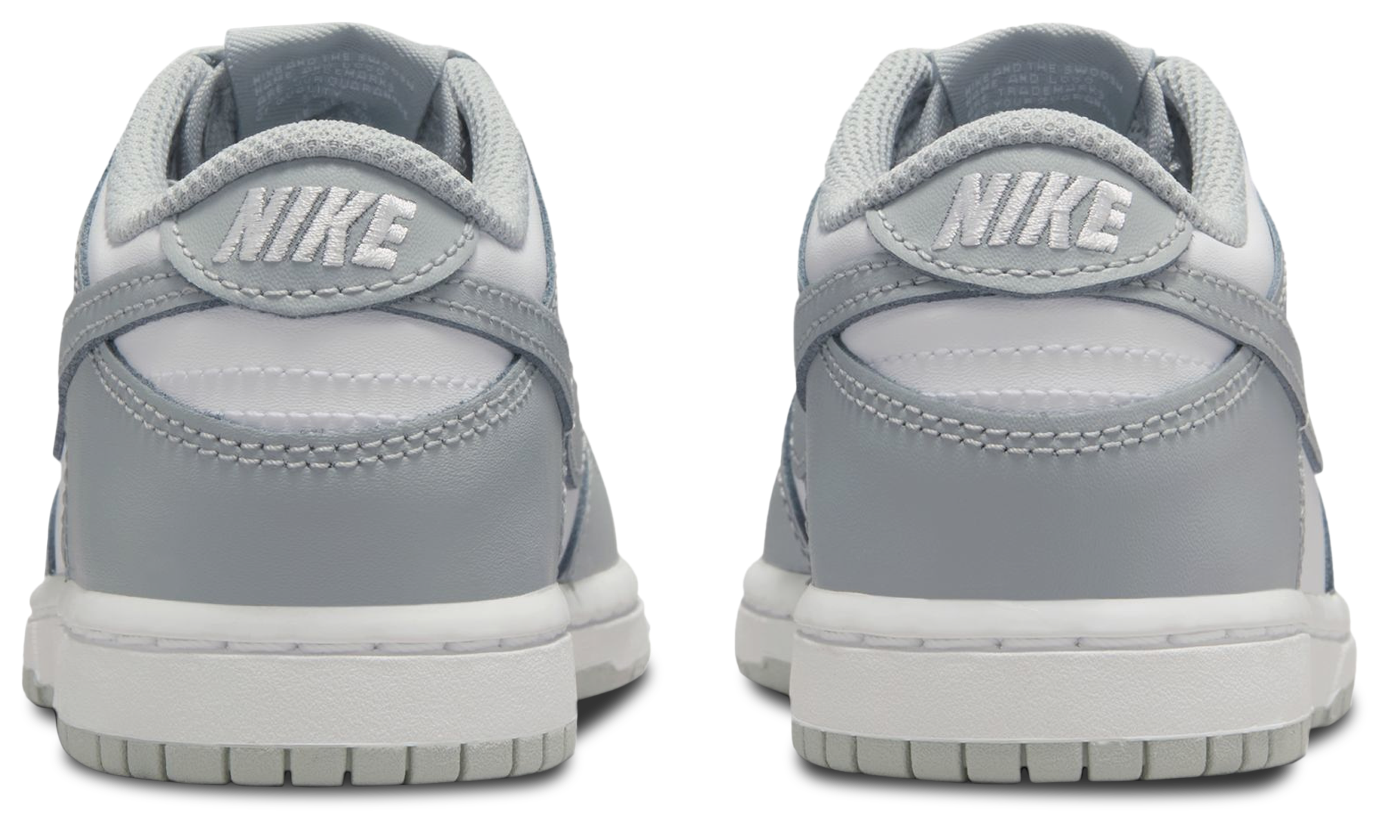 Nike Dunk Low 童款 - Light Smoke Grey/White/White - Image 3