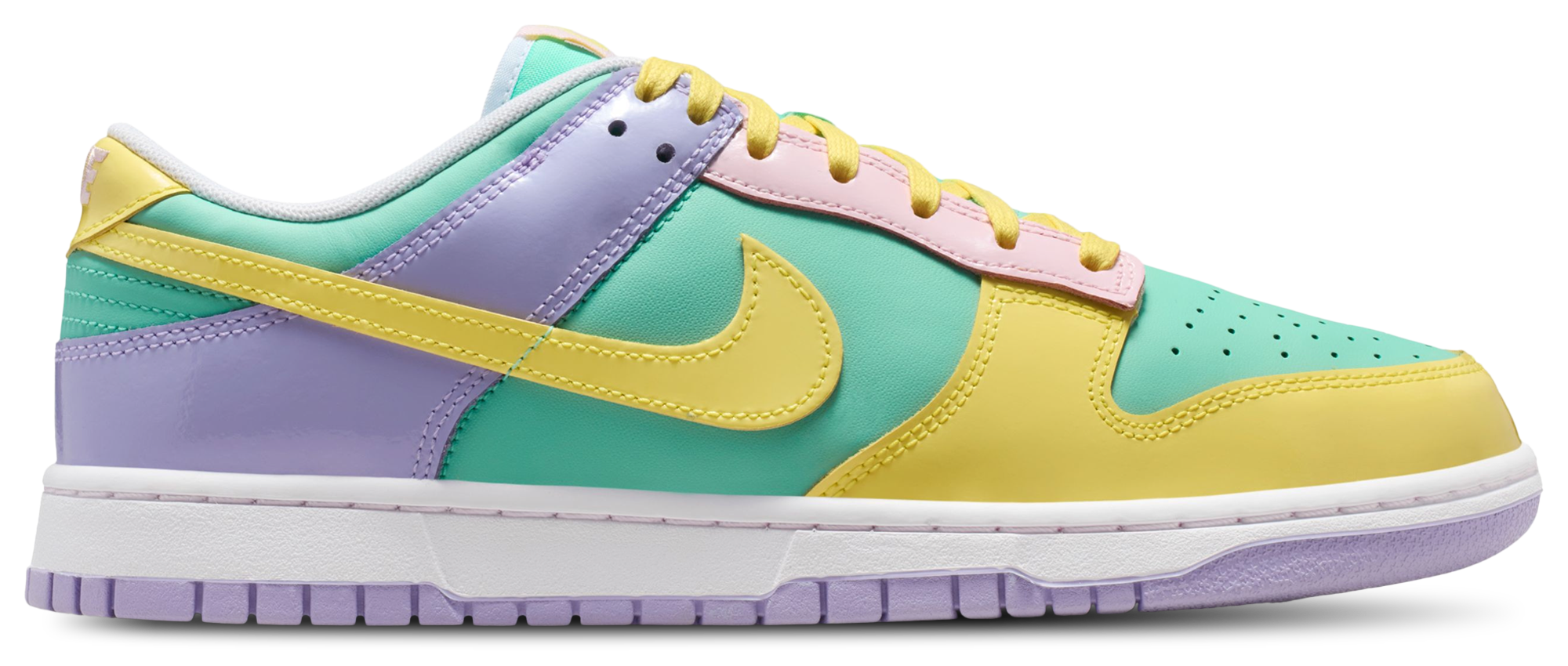 Nike Dunk Low Retro - Emerald Rise/Yellow Pulse/Hydrangeas - Image 1