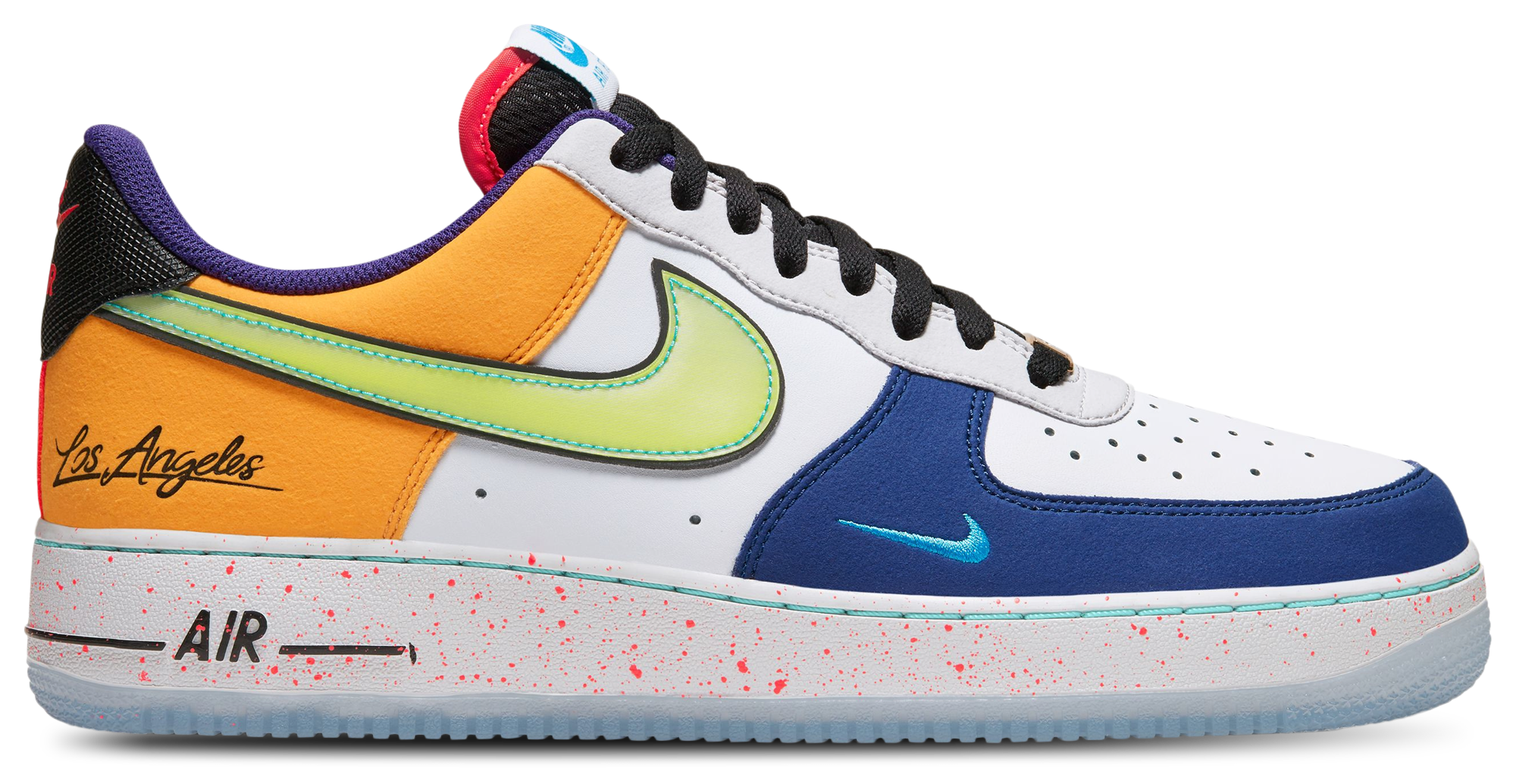 Nike Air Force 1 '07 LV8 - White/Black/Hyper Jade - Image 1