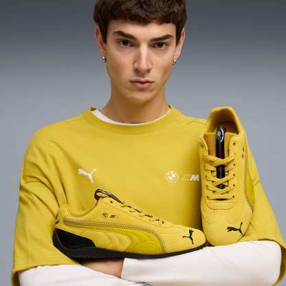 BMW M Speedcat M3 40 Years Men's Sneakers - Dazzling Yellow-PUMA Black - 2