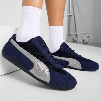 Speedcat Premium Women's Sneakers - PUMA Navy-Matte Silver - 3