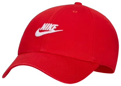 Nike Club H86 Adjustable Cap - White/Red - Image 1