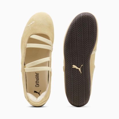 Speedcat Ballet Suede Women's Sneakers - Creamy Vanilla-Gum - 6