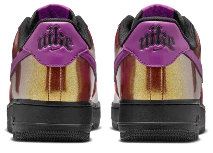 Nike Air Force 1 '07 LV8 - Gold/Black/Bold Berry - Image 3