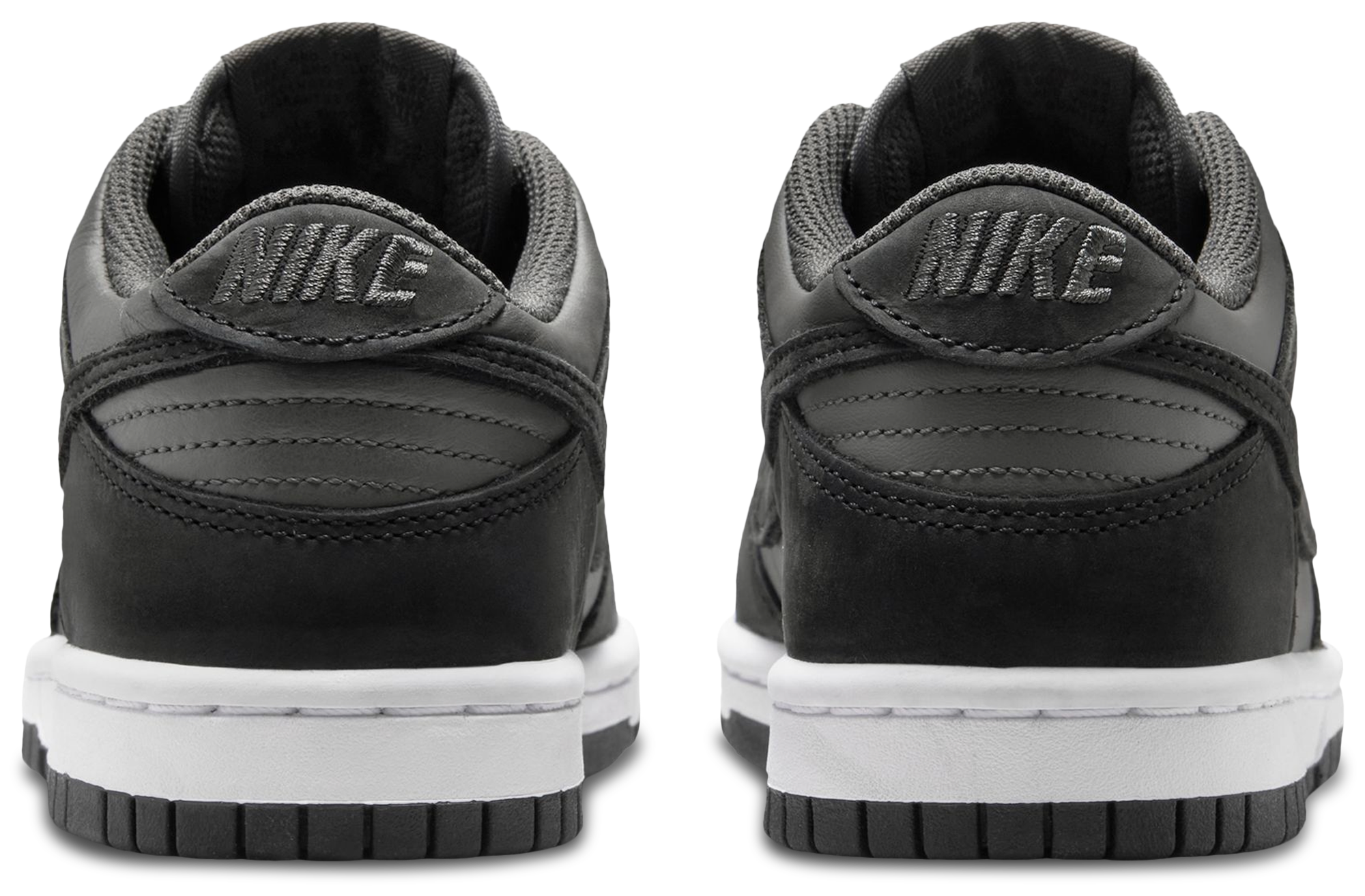 Nike Dunk Low SE 童款 - White/Black/Grey - Image 3