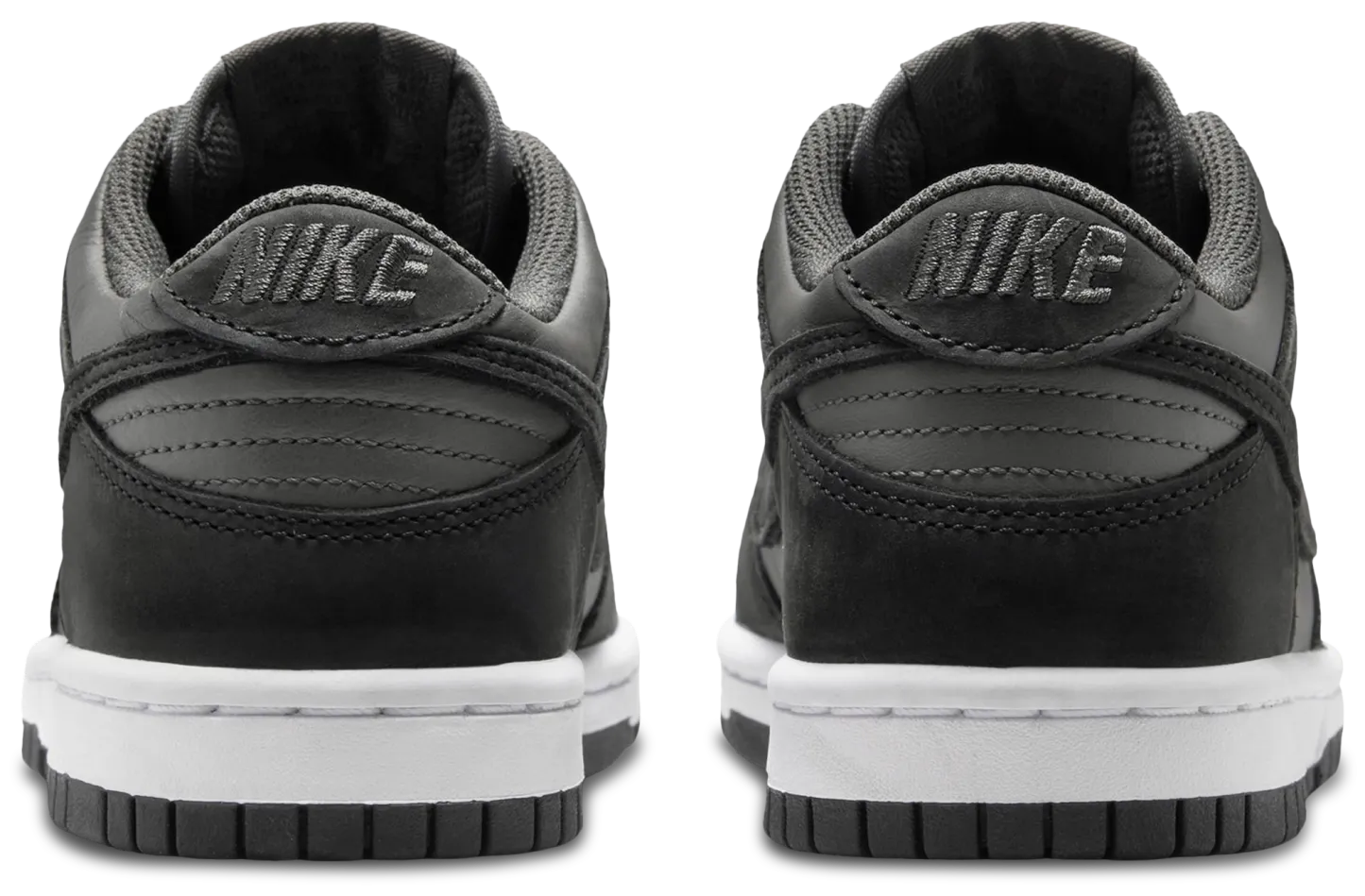 Nike Dunk Low SE 童款 - White/Black/Grey - Image 3
