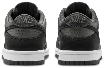 Nike Dunk Low SE 童款 - White/Black/Grey - Image 3