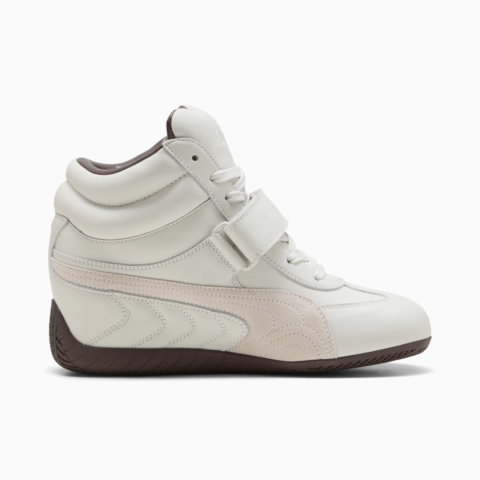 Speedcat Wedge Leather Women's Sneakers - Vapor Gray-PUMA White - 7